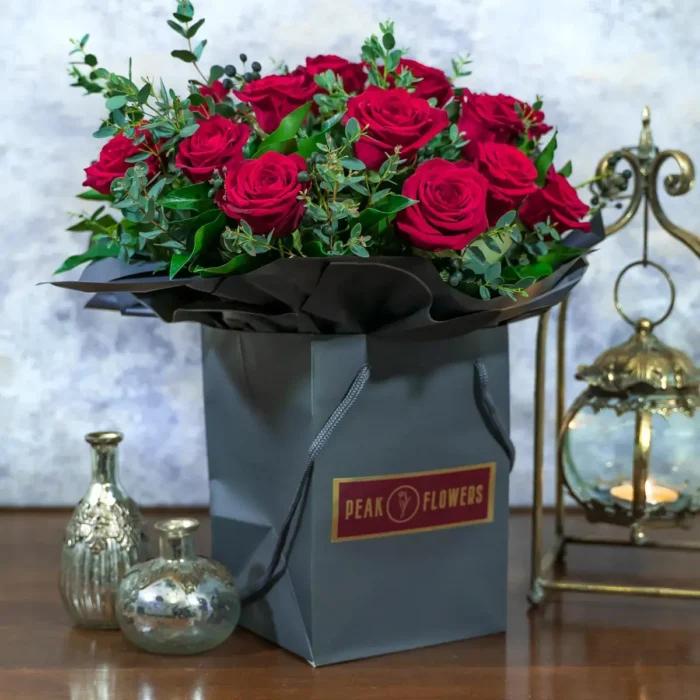 Midnight Splendor | Peak Flowers | Flower Delivery | Red Naomi Roses