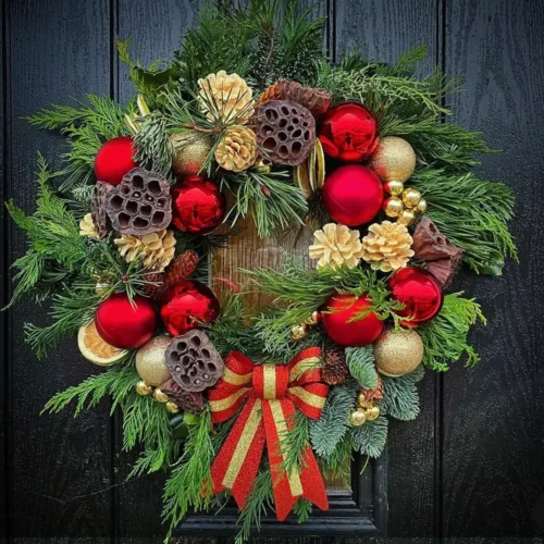 Christmas Wreath Workshop in Buxton by Peak Flowers