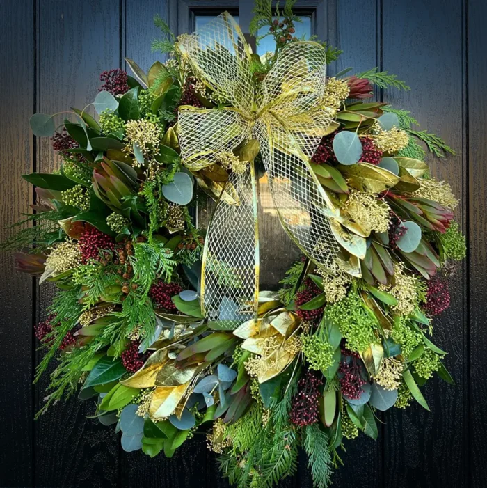 Christmas Wreath Workshop in Buxton by Peak Flowers