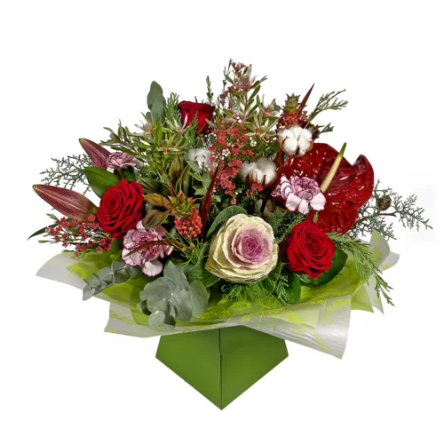 Peak Flowers - Same Day Flower Delivery - Christmas Jingle Bell Blooms